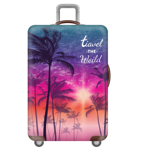 Travel The World Luggage Case Cover