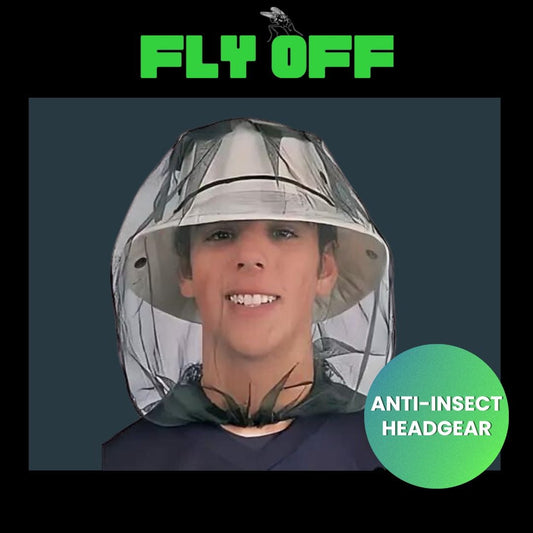 Fly Off Anti-Insect Head Protector