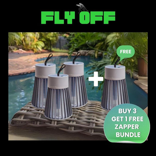 Buy 3 Electric Mosquito Zappers Get 1 Free Bundle